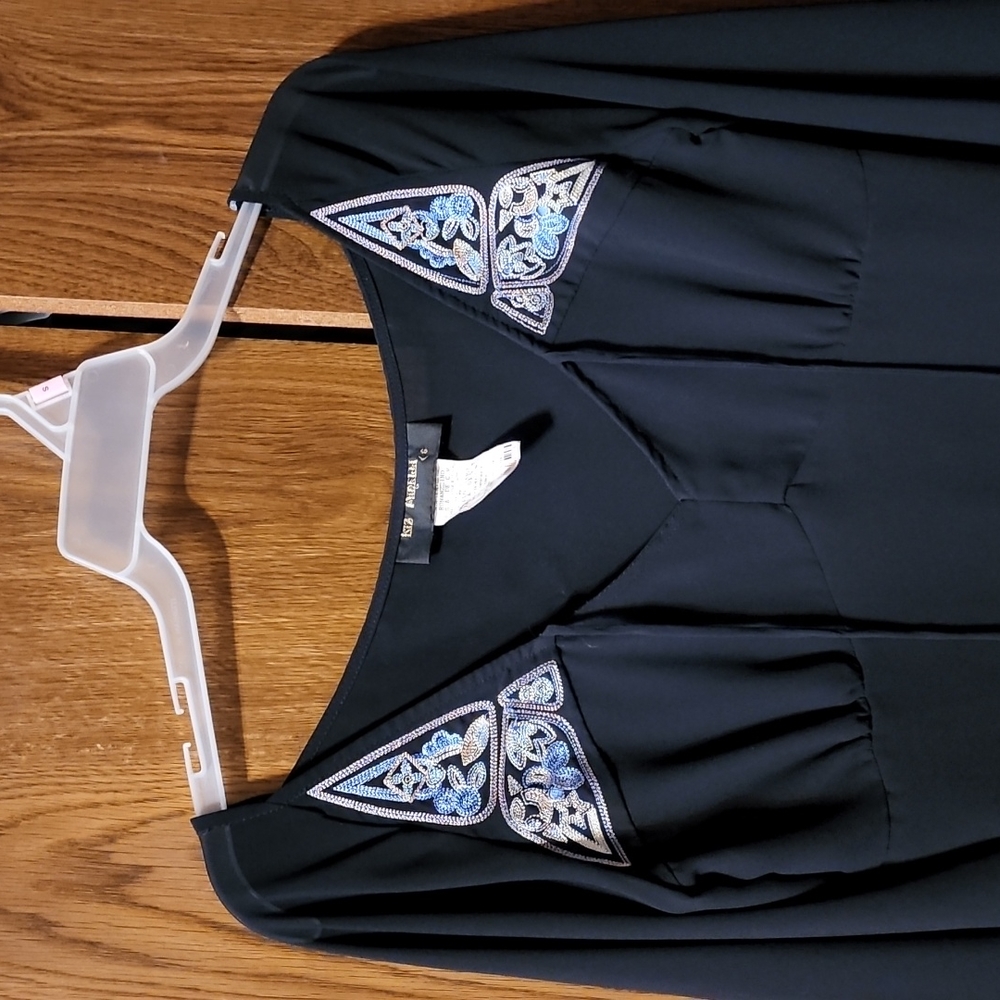 Sheer asymmetrical blouse